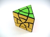 Curvy Jumble Prism Plus Puzzle 3d printed Solved