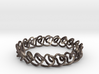 Chain stitch knot bracelet (Square) 3d printed 