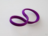 Mobius Hoop Ring 3d printed 