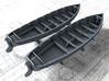 1/200 Scale Royal Navy 32ft Cutters x2 3d printed 1/200 Scale Royal Navy 32ft Cutters x2