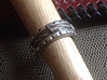 Barbed Wire Ring - Size 91/2  (19.35 mm) 3d printed Shown with Liver of Sulfur Patina