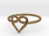 Infinity Love Ring  3d printed 
