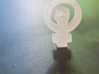 Womens Rights Symbol Necklace 3d printed 