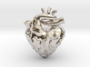 Anatomical Love Heart Cufflink SINGLE 3d printed 