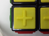 Yellow replacement tile (Rubik's Blind Cube) 3d printed Yellow tile close-up