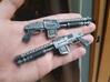 Zx76 Double Barrel Shotgun 1:6 scale 3d printed Zx-76 model in frosted ultra detail, hand painted.  Size shown is 1:6 scale.