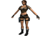 Lara Croft Low Poly 3d printed 