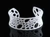 Bamboo Cuff 3d printed white strong & flexible