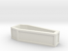 1" long coffin without lid 3d printed 