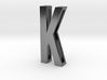 Choker Slide Letters (4cm) - Letter K 3d printed 
