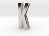 Choker Slide Letters (4cm) - Letter K 3d printed 