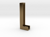 Choker Slide Letters (4cm) - Letter L 3d printed 