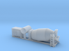 N Gauge Cement Mixer Wagon Load 3d printed 