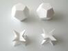 Space Filling Polyhedra 3d printed Two sets of two