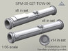 1/35 SPM-35-027-TOW-06 TOW missile containers empt 3d printed 