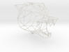 Wire Frame Wolf decor-L 3d printed Large size render