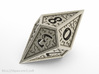 Hedron D10: Closed (Hollow), balanced gaming die 3d printed 