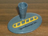 Speedbump Pen Holder (small) 3d printed Also available in Full Color Sandstone