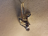 "Yurte"  pendant 3d printed Width 1.5 cm Height 5.0 cm Depth 1.9 cm