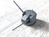 1/200 Dual Purpose 5.25 Inch Guns 1941 x8 3d printed 3d render showing product detail