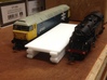 N gauge Platforms X10 textured and seamless joints 3d printed 
