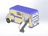 HO 1/87 1987 Imperatore 3-4 Horsebox With Tailgate 3d printed CAD image.