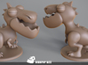 Dinopop Rex 3d printed 