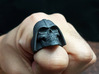 Skull Vader Ring 3d printed 