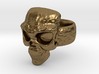 Elemental Skull Ring 'Lightning' 3d printed 