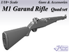 1/18+ M1 Garand Rifle Quad set 3d printed 