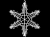 Isabella snowflake ornament 3d printed 
