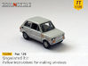 Fiat 126 (TT 1:120) 3d printed 