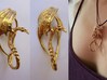 LUX DRACONIS Pendant 3  3d printed LUX DRACONIS dragon Pendant - 3D printed in brass