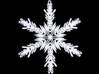 Matthew snowflake ornament 3d printed printed Matthew snowflake in White Strong & Flexible