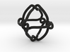 Octahedral knot (Circle) 3d printed 