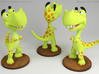Poor T-Rex full-color miniature statue 3d printed Rendered in Blender 2.69