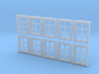 1/72nd scale buildabe windows (10 pieces) 3d printed 