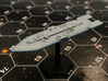 3788 Scale Frax Heavy Cruiser (CA) MGL 3d printed Ship is in Smooth Fine Detail Plastic and painted by a fan. Stand not included.