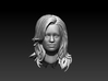 Female head 1:6 scale 3d printed 