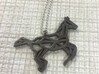 Horse Geometric Necklace 3d printed 