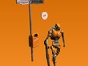 annoying robot 1:32 scale 3d printed traffic sign and speech bubble not included!