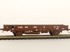 1/148 German train-ferry wagon, 40t-glw low 3d printed painted model with additional parts and painted model with additional parts and lettering
