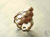 Bee Square 3T Cylinder Ring 3d printed 