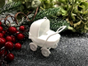 Xmas baby stroller ornament 3d printed 