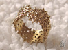 Scatter 6 Sided Stars Ring 3d printed 