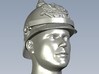 1/33 scale figure heads w pickelhaube helmets x 18 3d printed 