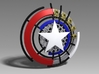 Captain America Shield: Prototype 3d printed 