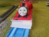 Tomy / Trackmaster Snowplough Type 5 Size 2 LEFT 3d printed Test print. Right model shown