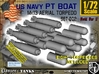 1/72 Torpedo Mk13 For PT Boat Set002 3d printed 