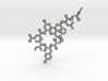 oxytocin molecule pendant 3d printed 